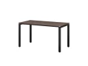 Стол прямой на П-образных опорах 1200x800x750 RM001-12x8 Дуб Апрельский шоколад/Черный
