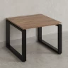 Журнальный стол с полкой 1000x700x550 RM182-10x7 Дуб Юстус/Черный