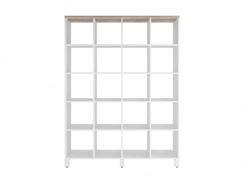 Стеллаж, 20 ячеек 1500х370х1980 RM144-150x37 Дуб Маувелла/Белый