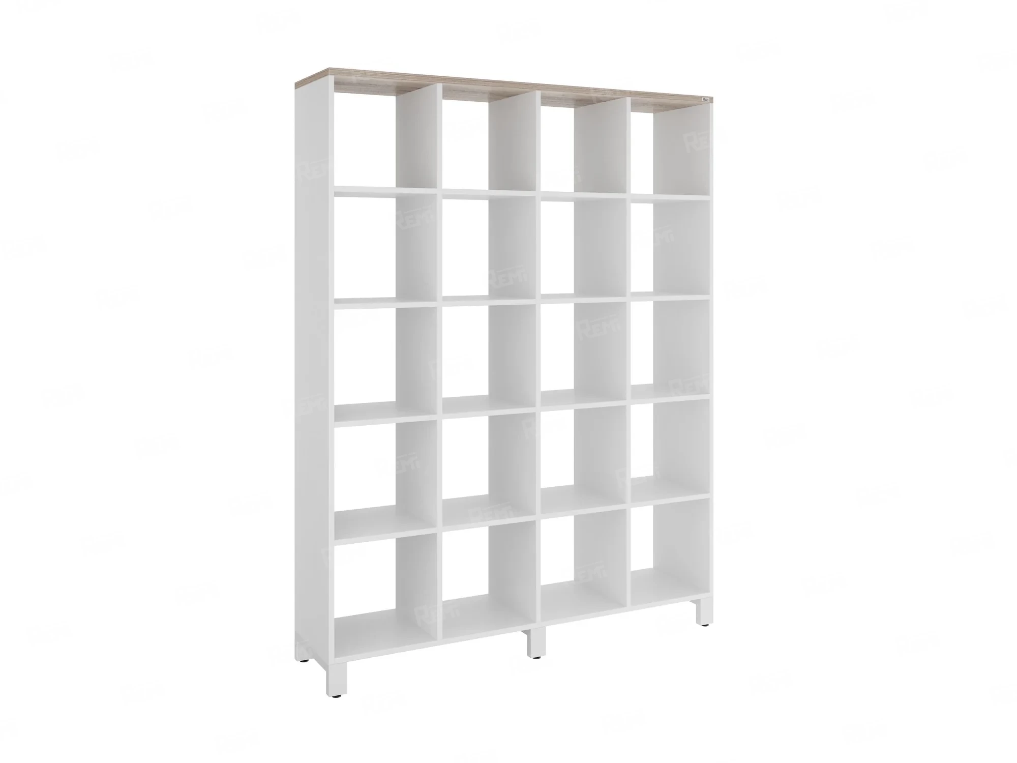 Стеллаж, 20 ячеек 1500х370х1980 RM144-150x37 Дуб Маувелла/Белый