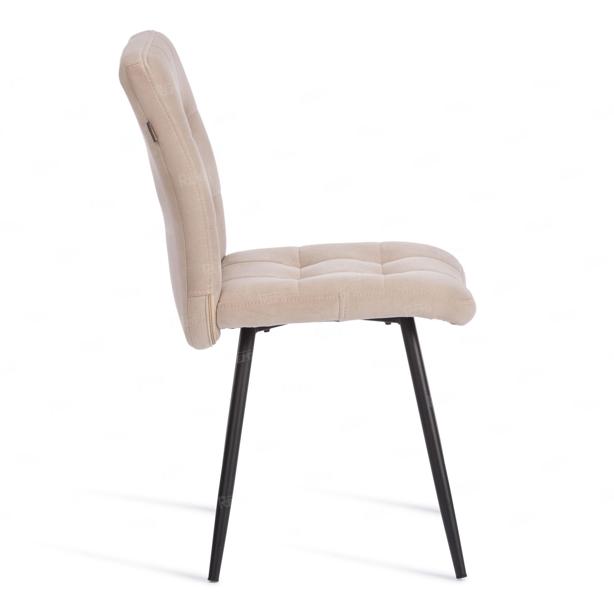 Стул обеденный Medeo Бежевый/Бежевый, Флок (арт. 24649)