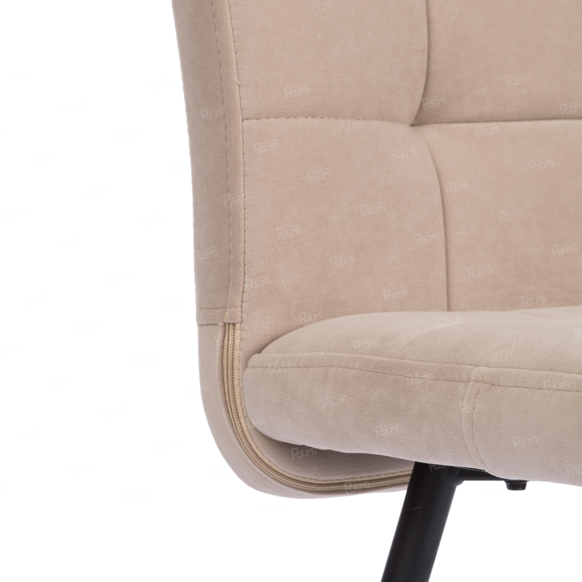 Стул обеденный Medeo Бежевый/Бежевый, Флок (арт. 24649)