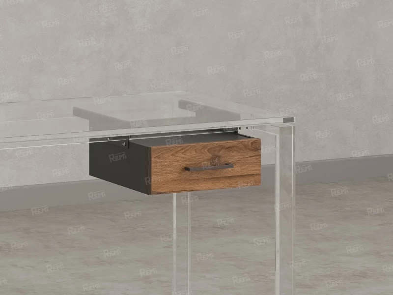 Тумба подвесная, один ящик 400x452x150 RM200-16х7 Юстус/Серый