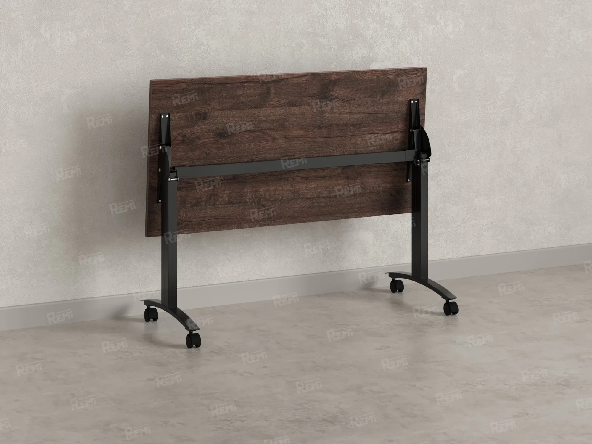 Стол складной, мобильный 1600x700x750 RM011-16x7 Дуб Апрельский шоколад/Черный