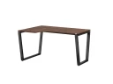 Стол угловой, U-опора, левый 1800x700/900x750, RM051-18x7-9 Дуб Апрельский шоколад/Черный
