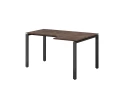 Стол угловой, П-опора, правый 1800x700/900x750, RM052-18x7-9 Дуб Апрельский шоколад/Черный