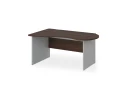 BRL RB004-160х100L Стол асимметричный левый 1600х1000х740 Венге/Серый вулкан-кий
