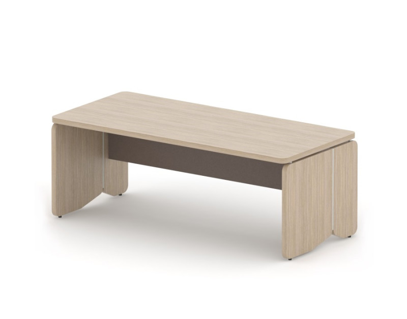 Стол руководителя RACR001 200x90x75 Сосна Аланд/Серый камень, Серия Аккорд Директор | Accord Director