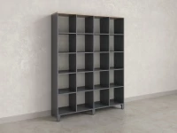 Стеллаж, 20 ячеек 1500х370х1980 RM144-150x37 Дуб Маувелла/Серый