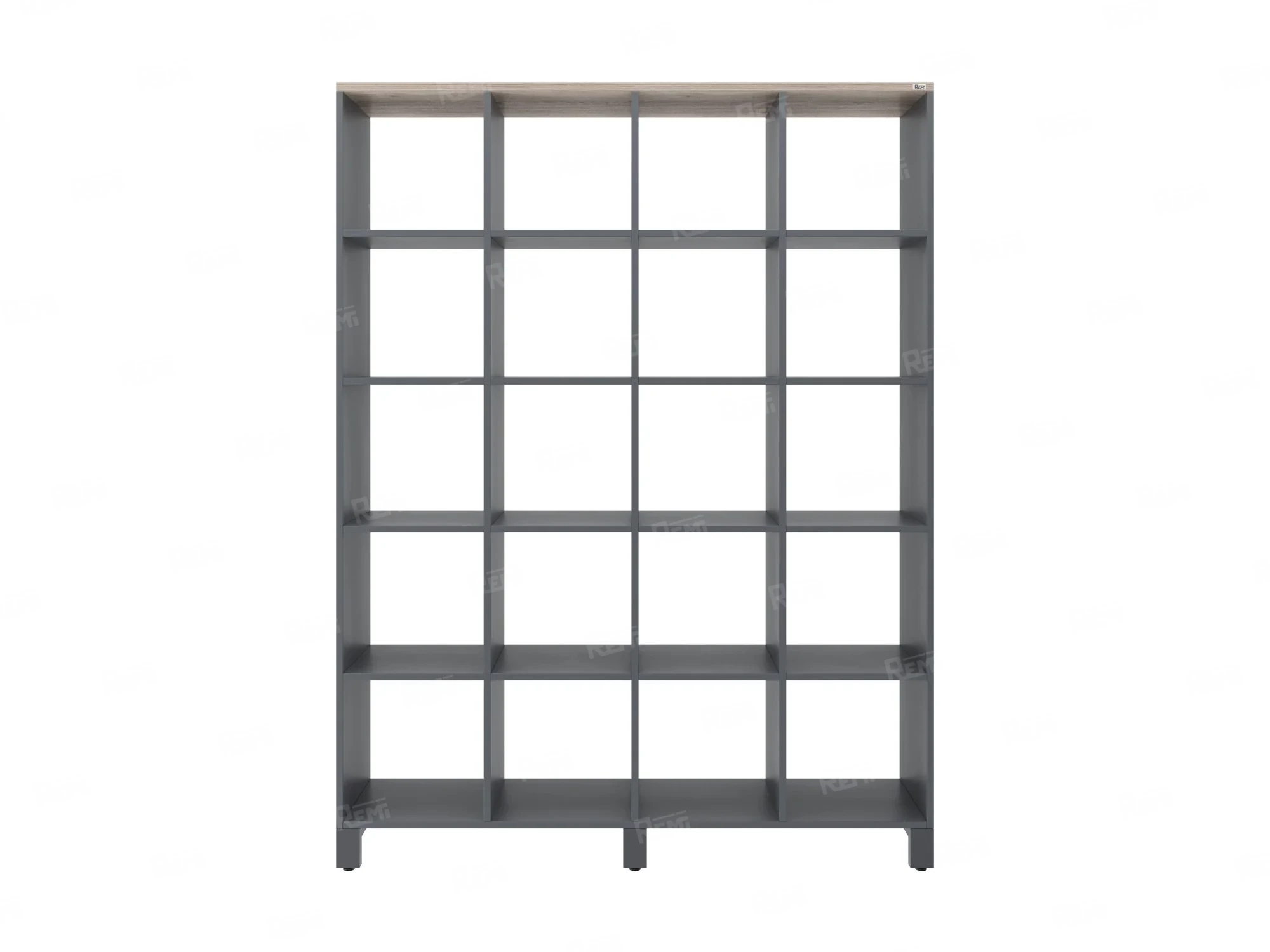 Стеллаж, 20 ячеек 1500х370х1980 RM144-150x37 Дуб Маувелла/Серый