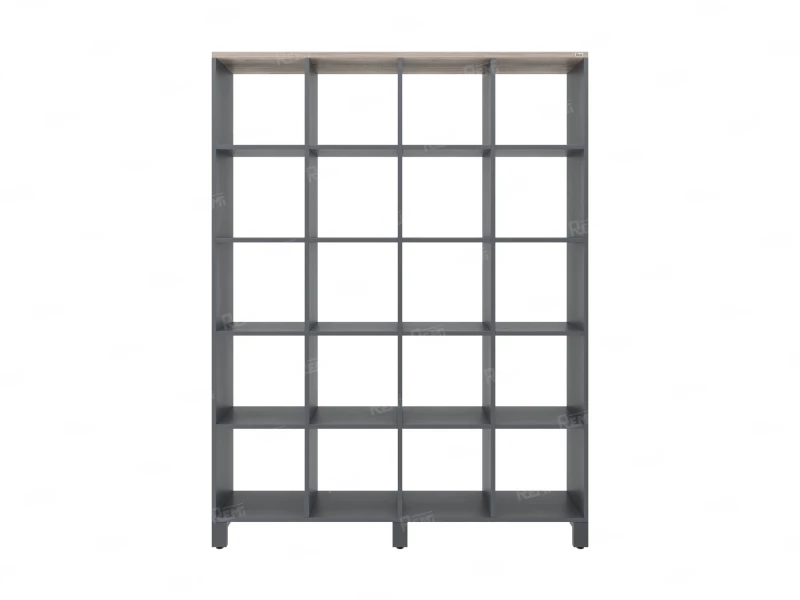Стеллаж, 20 ячеек 1500х370х1980 RM144-150x37 Дуб Маувелла/Серый