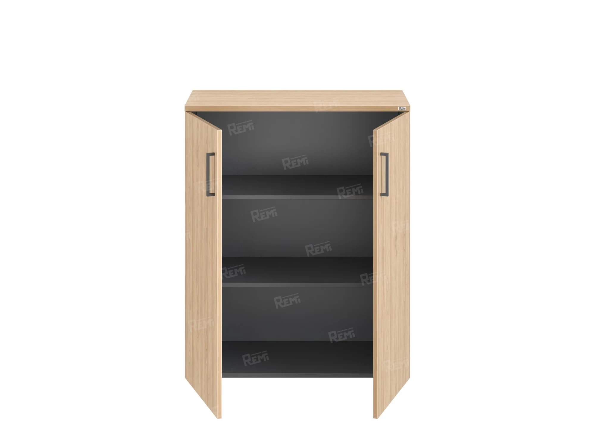 Шкаф распашной, регулируемые опоры, 3 уровня 900x420x1100 RM150-90x42 Вяз Швейцарский светлый/Серый