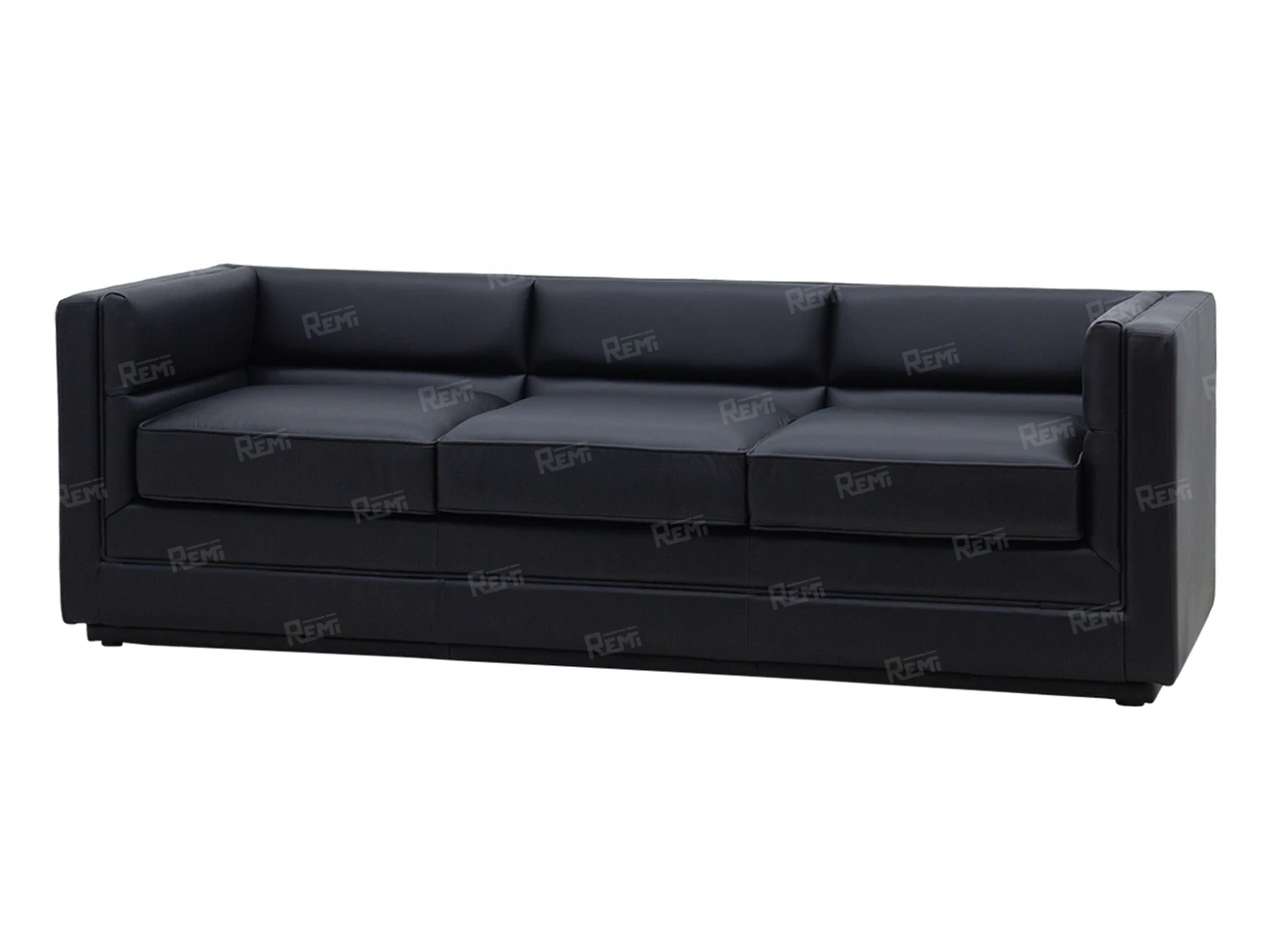 Диван Адониа на 3 места цвет Черный