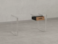 Тумба подвесная, один ящик 400x452x150 RM200-16х7 Юстус/Черный