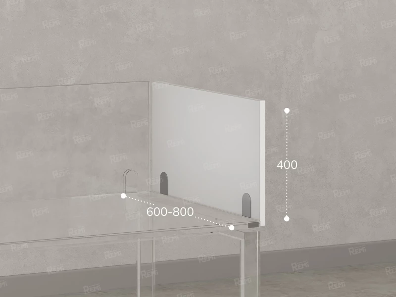 Фронтальный экран ЛДСП 600x16x400 RM204-60x40 Белый