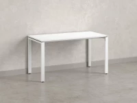 Стол прямой на П-образных опорах 800x700x750 RM001-8x7 Белый/Белый