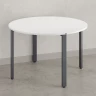 Круглый стол на П-образных опорах 1800x1800x750 RM186-18x18 Белый/Серый