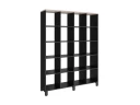 Стеллаж, 20 ячеек 1500х370х1980 RM144-150x37 Дуб Маувелла/Черный
