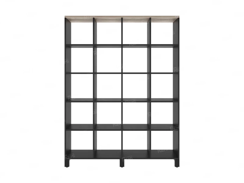 Стеллаж, 20 ячеек 1500х370х1980 RM144-150x37 Дуб Маувелла/Черный