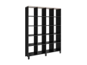 Стеллаж, 20 ячеек 1500х370х1980 RM144-150x37 Дуб Маувелла/Черный