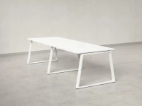 Cтол для переговоров, на A-обазном каркасе 2000x1200x750 RM083-200x120 Белый/Белый