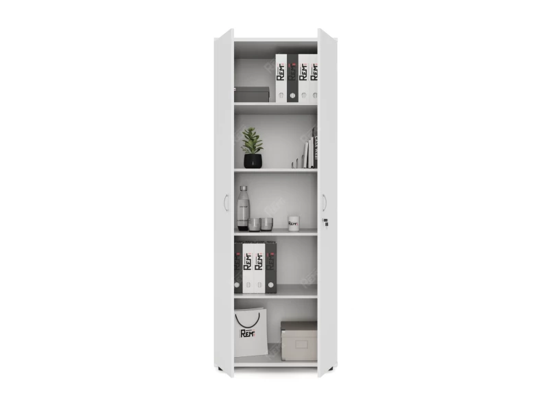 Шкаф RLG038 4 полки 700х550х1830 Белый, Серия ЛАЙТ | LIGHT