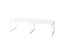 Cтол для переговоров, на О-обазном каркасе 2400x1400x750 RM081-240x140 Белый/Белый