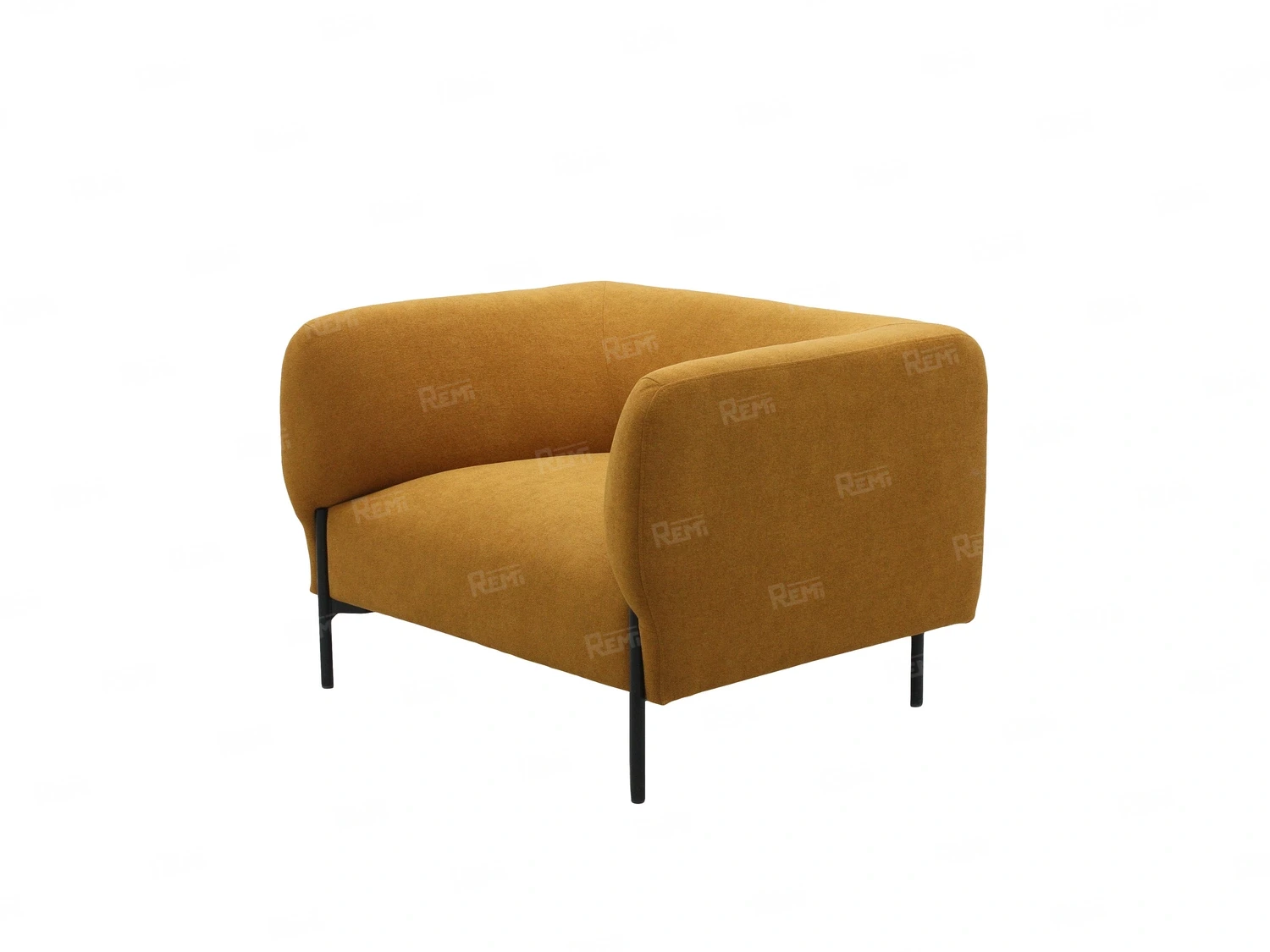 Кресло Каспер на 1 место цвет Коричневый