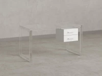 Тумба подвесная, два ящика 400x452x300 RM201-16х8 Белый/Белый