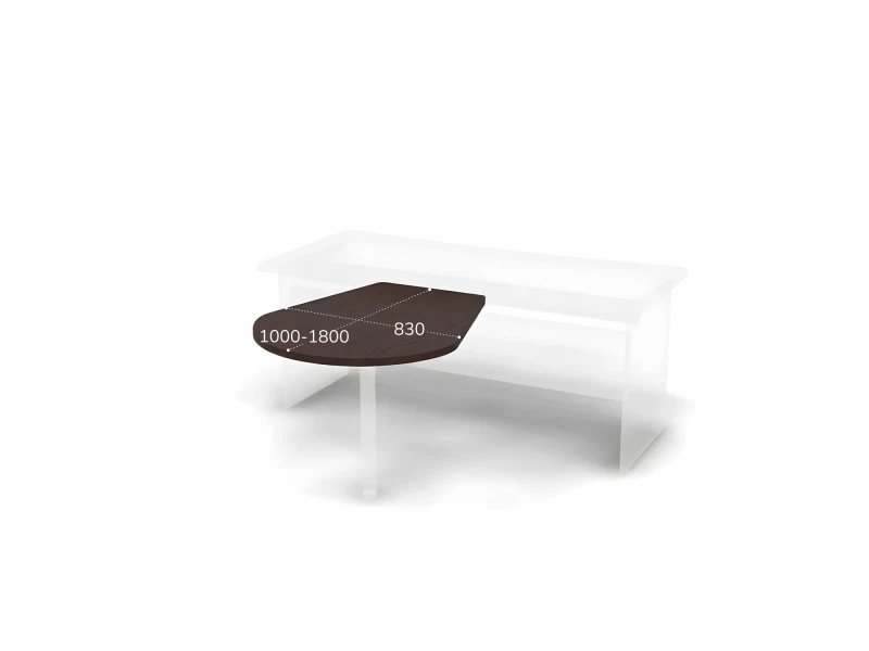 BRL RB029-140х83 Брифинг (без опоры) 1400х830х28 Венге