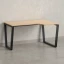 Стол угловой, U-опора, правый 1600x600/900x750, RM050-16x6-9 Вяз Швейцарский светлый/Черный