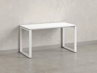 Стол прямой на O-образных опорах 1200x600x750 RM002-12x6 Белый/Белый