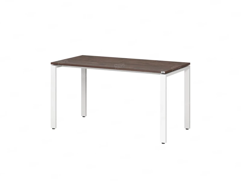 Стол прямой на П-образных опорах 1800x600x750 RM001-18x6 Дуб Апрельский шоколад/Белый