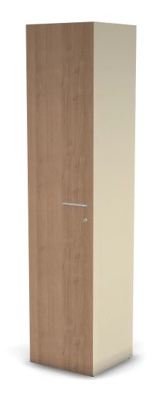 Шкаф узкий, RAC056 высокий, с замком левый 45,1x44,8x198,2см Акация Шеффилд/Кашемир, Серия Аккорд / Accord. Серия Аккорд / Accord. Серия Аккорд / Accord