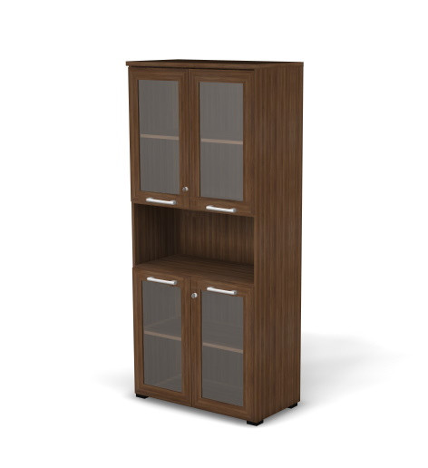Шкаф RS110 с нишей мдф з/с лдсп 79x44x177 см Дуб Катания, Серия Смарт | Smart