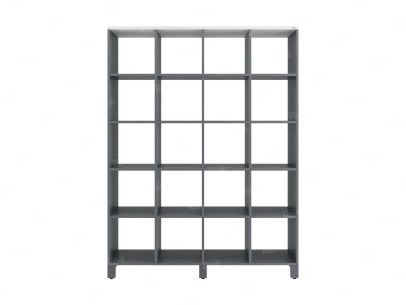 Стеллаж, 20 ячеек 1500х370х1980 RM144-150x37 Серый/Серый