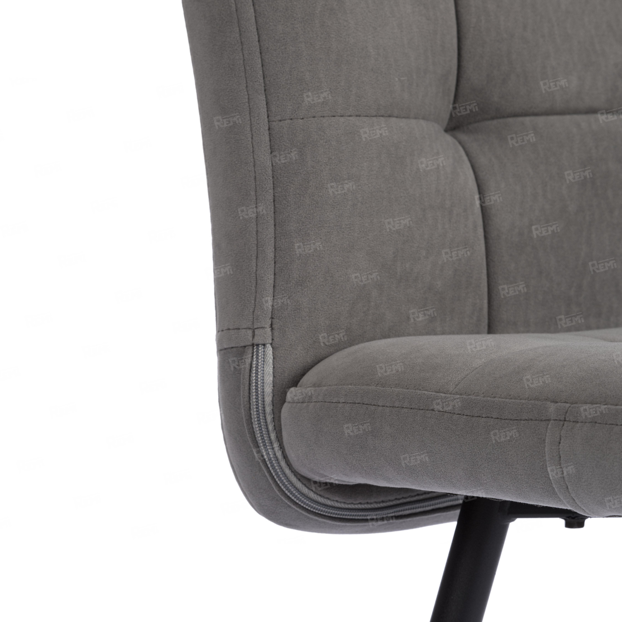 Стул обеденный Medeo Серый/Серый, Флок (арт. 24352)