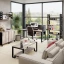 Cтол для переговоров, на П-образном каркасе 2300x1200x750 RM080-230x120 Дуб Маувелла/Черный
