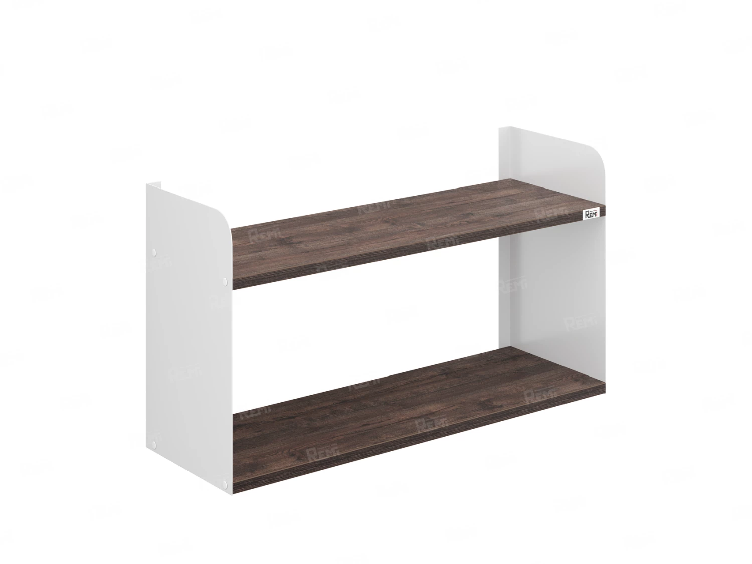Полка настенная 900x300x500 RM190-90x30 Дуб Апрельский шоколад/Белый
