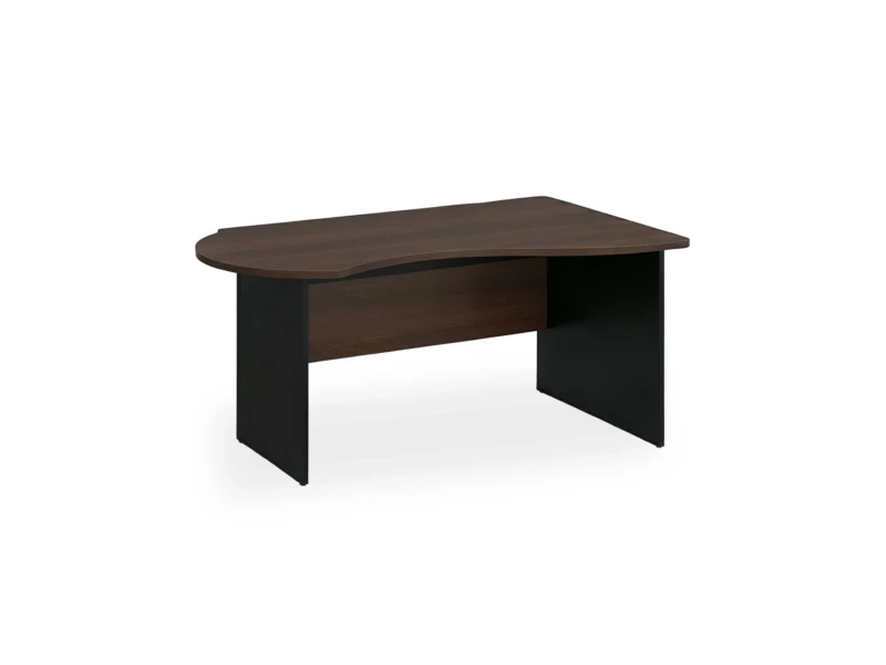 BRL RB004-160х100R Стол асимметричный правый 1600х1000х740 Венге/Черный