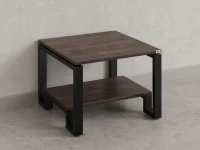 Журнальный стол с полкой 1200x600x550 RM181-12x6 Дуб Апрельский шоколад/Черный
