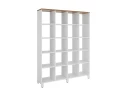 Стеллаж, 20 ячеек 1500х370х1980 RM144-150x37 Дуб Юстус/Белый