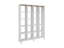 Стеллаж, 20 ячеек 1500х370х1980 RM144-150x37 Дуб Юстус/Белый