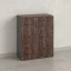 Шкаф распашной, регулируемые опоры, 3 уровня 900x420x1100 RM150-90x42 Дуб Апрельский шоколад/Серый