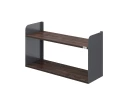Полка настенная 900x300x500 RM190-90x30 Дуб Апрельский шоколад/Серый