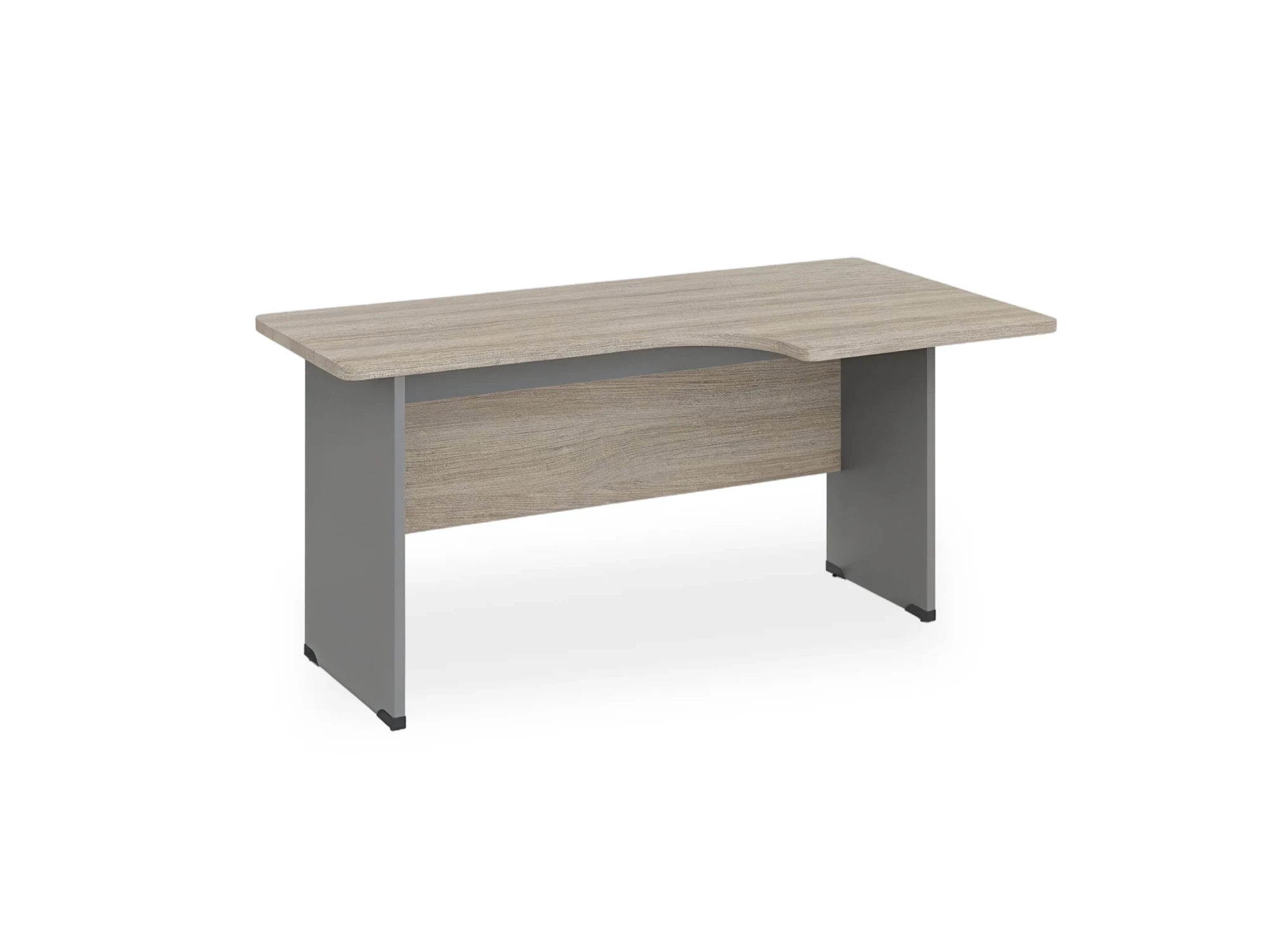 BRL RB085-160х95R Угловое рабочее место правое 1600х950х740 Шорвуд/Серый вулкан-кий