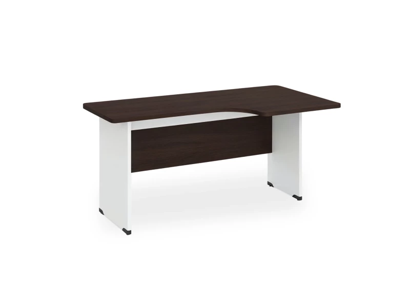 BRL RB085-140х95R Угловое рабочее место правое 1400х950х740 Венге/Белый
