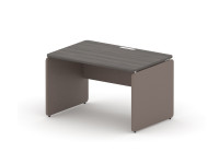 Стол RAC001 прямоугольный, без заглушек 120x80x73,5 Дуб Термо/Серый камень, Серия Аккорд | Accord