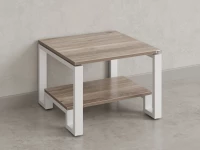 Журнальный стол с полкой 1200x600x550 RM181-12x6 Дуб Маувелла/Белый