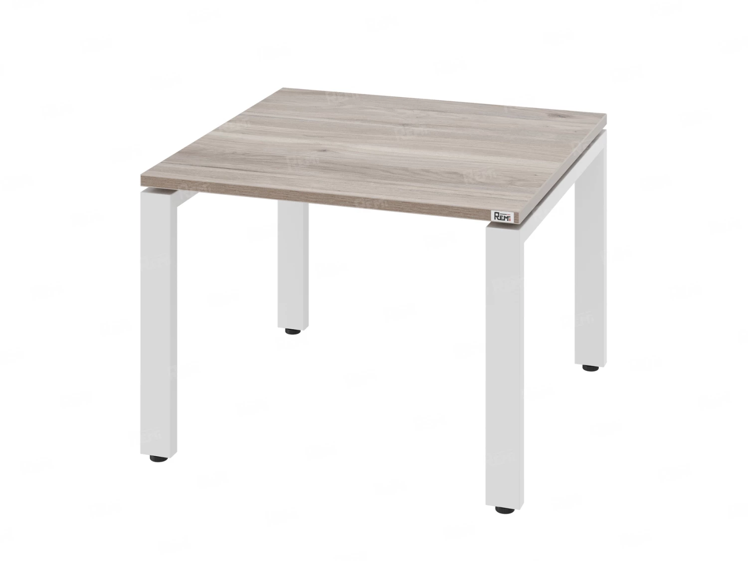 Журнальный стол с полкой 700x600x550 RM183-7x6 Дуб Маувелла/Белый